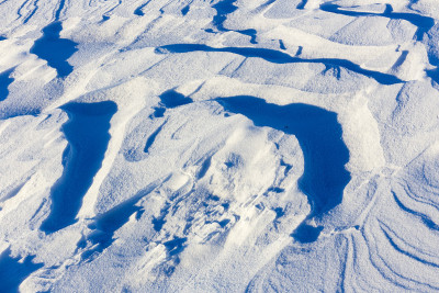 雪面结构为冬季背景