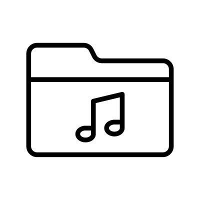 音乐文件夹图标