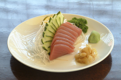 生鱼片，日本料理。