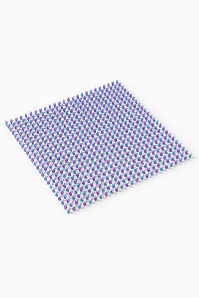 白色背景上的波普艺术电池。3 d渲染插图。