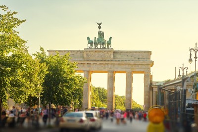 德国柏林的勃兰登堡门(Brandenburg Gates)