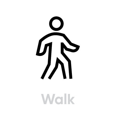 Walk sport icon