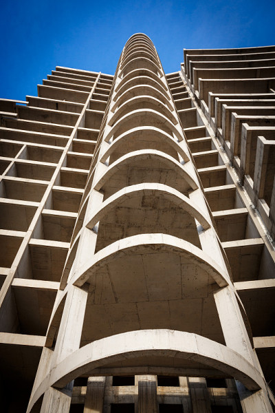 现代混凝土建筑的建造