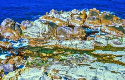 台湾的自然美景，水边