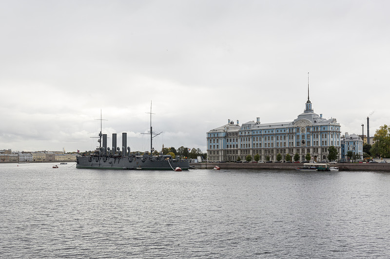 圣彼得斯堡海军上将P.s. Nakhimov和Crucero Aurora