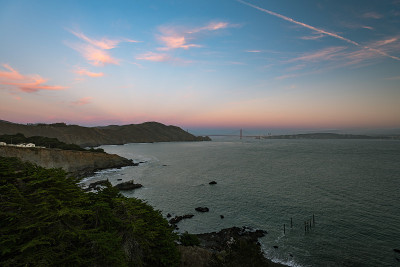 马林海角日落