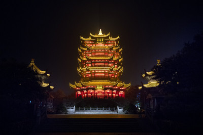 黄鹤楼灯光秀