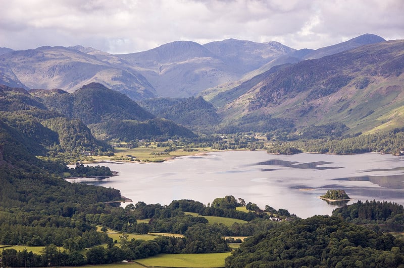 Derwent Water和Borrowdale