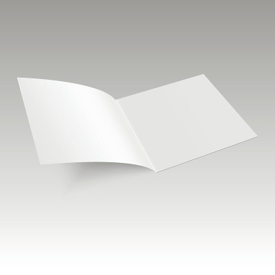 模型杂志与软阴影。宣传册、小册子的模板。矢量图