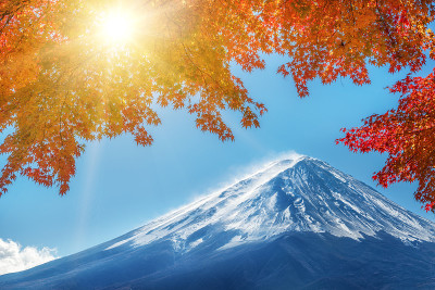 富士山秋色，日本