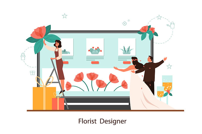 Event florist designer online service. Florists de