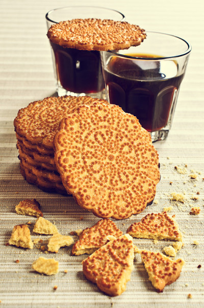 圆形饼干