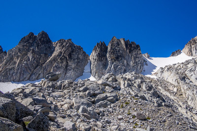 岩石景观的高山荒野在北部喀斯喀特山脉