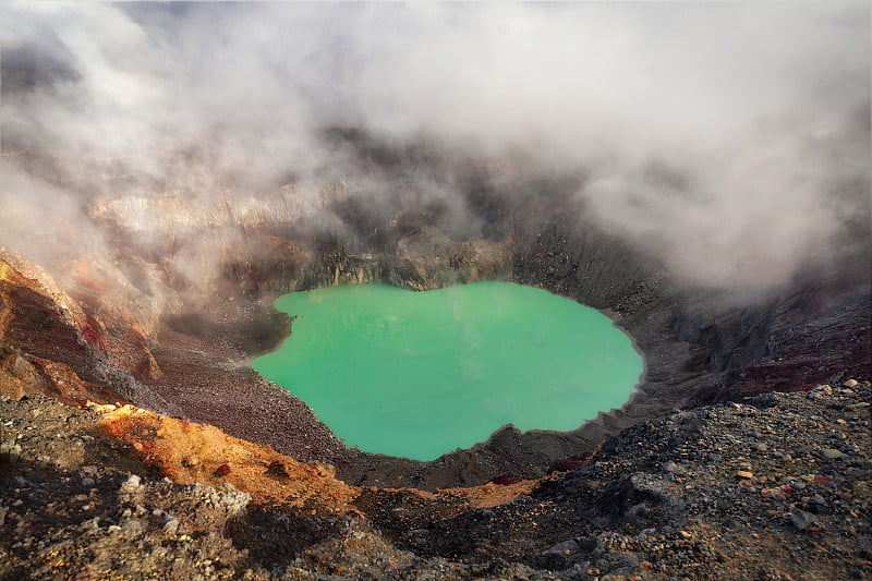 萨尔瓦多的圣安娜火山口湖