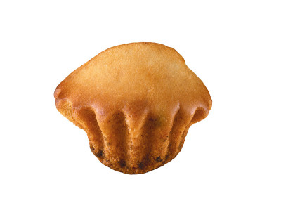 单一的松饼孤立