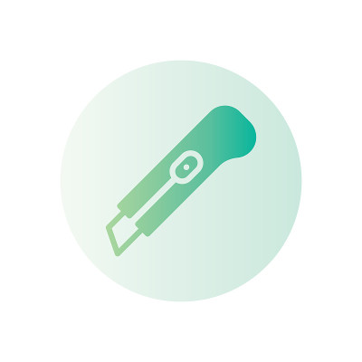 切纸机渐变图标