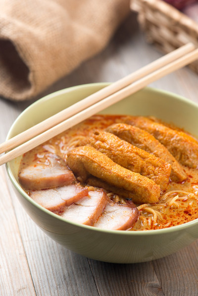 辣咖喱叻沙面条