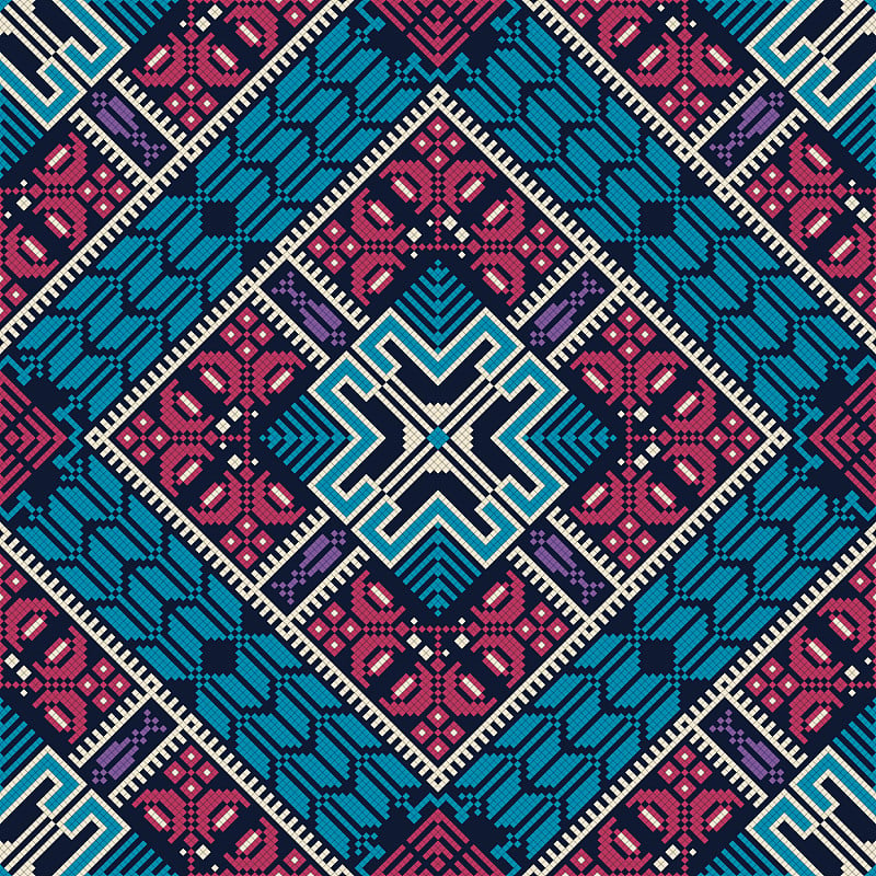 Palestinian embroidery pattern 181