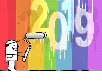 画家和新鲜的白色2019号