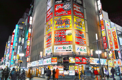 新宿歌舞伎町夜景