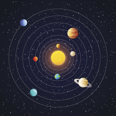 太阳系行星矢量