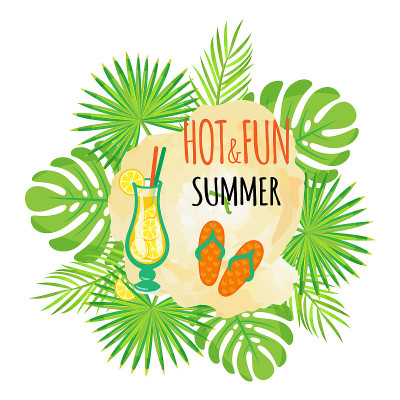 Hot and Fun Summer Flip Flops凉鞋Footwear