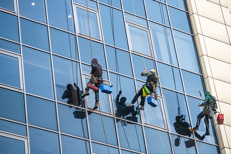 玻璃清洁工建筑塔工业务