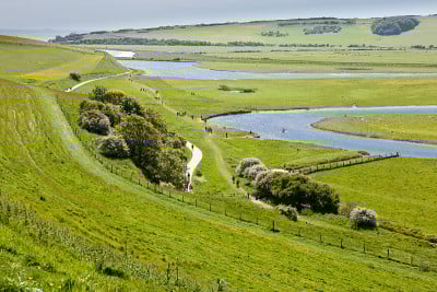 七姐妹国家公园，英国Cuckmere Haven