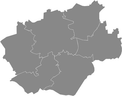 德国波鸿灰色区域地图