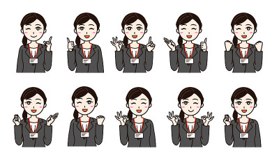 女士商务套装身份证