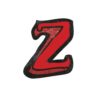 卡通字母z