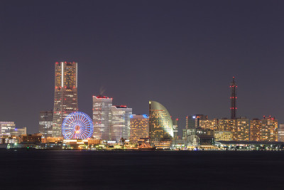 横滨Minatomirai的摩天大楼