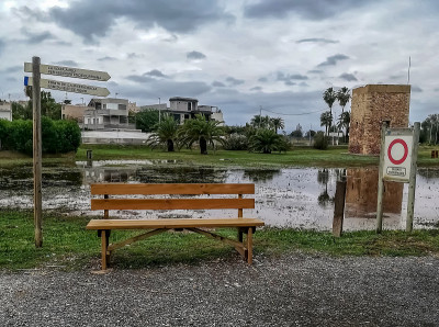 大雨过后，公园被阿纳河的洪水淹没了