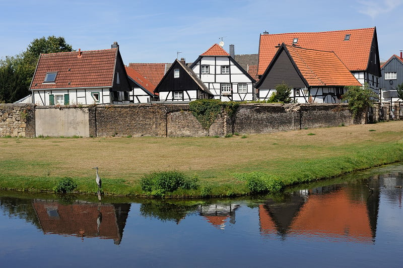 德国鲁尔地区北莱茵-威斯特伐利亚赫滕韦斯特霍尔特村(Old village Westerholt, 