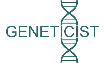带有抽象dna符号的遗传学家专业词