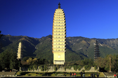 云南大理崇圣寺三塔