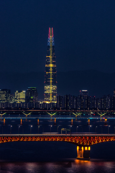 乐天塔和星秀大桥