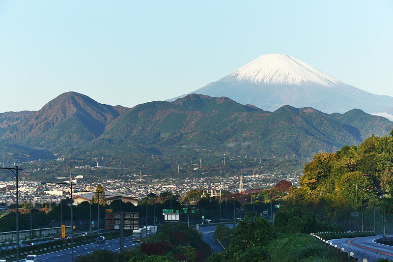 从Ooimachi观看富士山