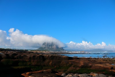 山房山，海岸，云;