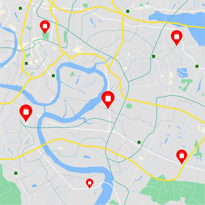 矢量谷歌地图购物