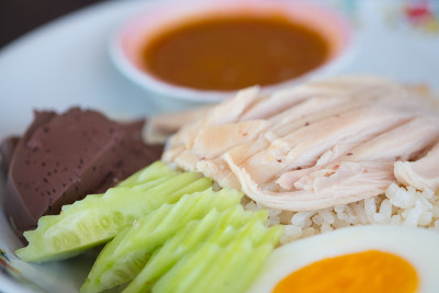 黄瓜鸡汤饭(海南鸡饭)