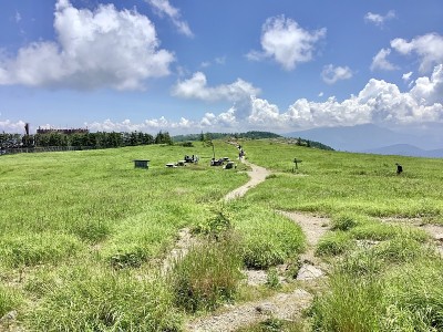 从宇志山山顶俯瞰的宇志原高原风光
