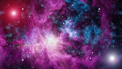 宇宙中的星云和星系。行星和星系-由美国宇航局提供的图像元素