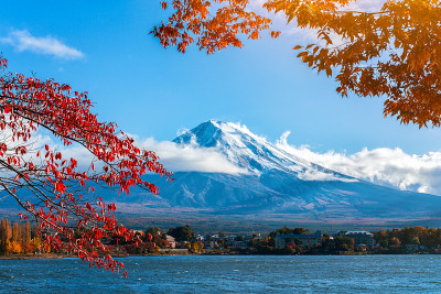富士山秋色，日本
