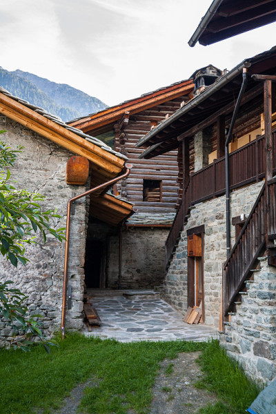 Champoluc, Val d' ayas, Aosta, Valle d'Aosta，意大利