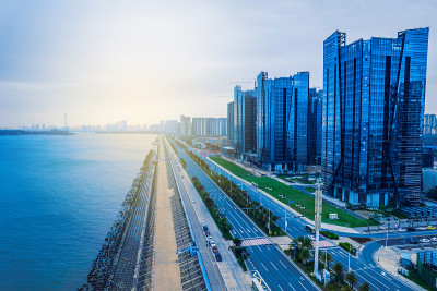 中国广东省汕头市新城区东海岸