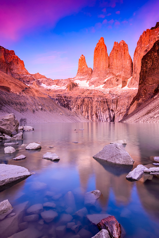 Torres del Paine，巴塔哥尼亚，智利