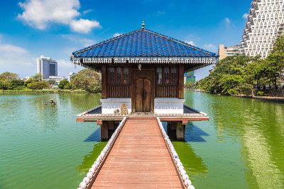 科伦坡的Seema Malakaya寺庙