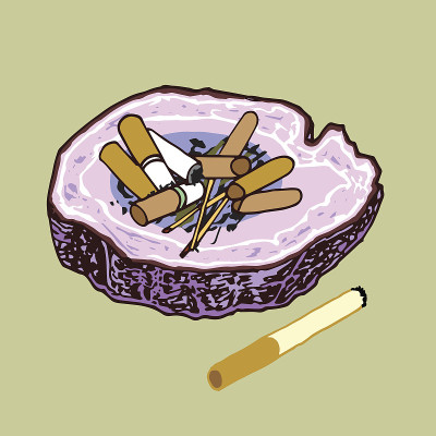 大理石烟灰缸