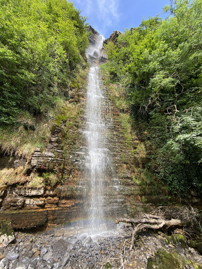 Waterfall Devil's Chimney, Sligo, Ireland